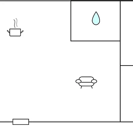 شقة Lovely In With Kitchen *